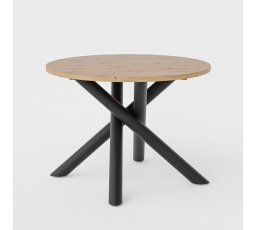 Jídelní stůl Osman kulatý dub artisan