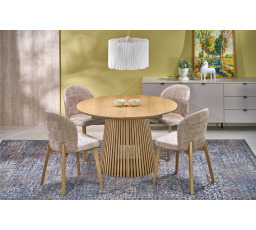 FARGO rozkládací stůl, deska - přírodní, nohy - přírodní (2ks=1ks)