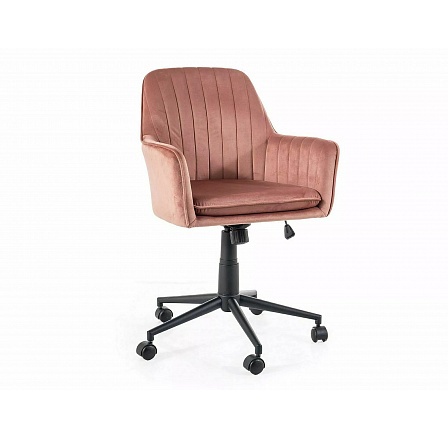 Kancelářské křeslo Q-886 VELVET, Růžový Bluvel 52