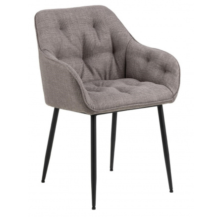 Židle Brooke světle šedá