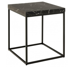 Stolek Barossa 40x40cm černý mramor