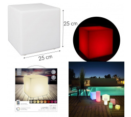 Stojací lampa Colorfull Cube 25cm