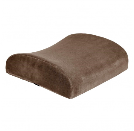 Ergonomický polštář Sensly na opěradlo židle hnědý
