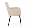 Jídelní židle, béžová, látka, DCH-P3146 CRM2