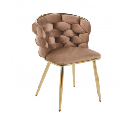 Židle velvet cappuccino K47-FXJG G