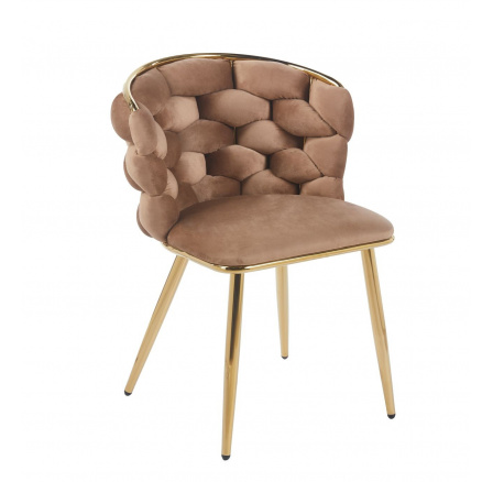 Židle velvet cappuccino K47-FXJG G Židle velvet cappuccino K47-FXJG G