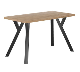 SLEVA EXPO -10% do 14.08 ! Stůl dub zlatý craft + nohy Y 67x128 STB-FXJG / Y