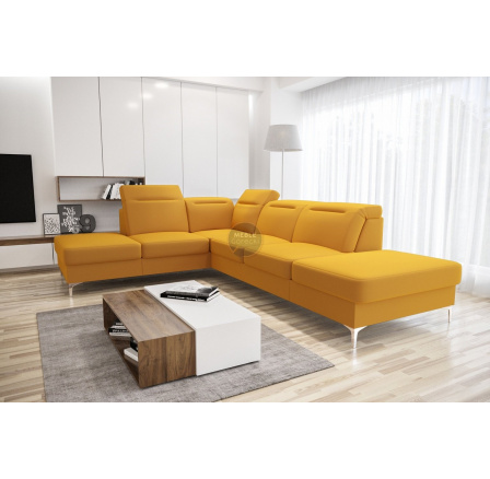 Rohová sedací souprava OSLO 295x220 - volitelný odstín , levá