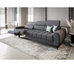 Sofa PORTO III , relax 263 cm - šedá , levá strana