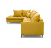 Rohová sedací souprava  L Lidie - žlutá