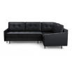 Rohová sedací souprava L Aladin - černá