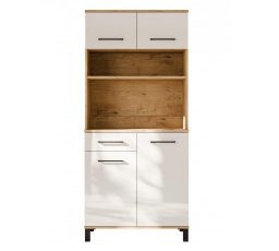 Kuchyňská skříňka Vega Bufet 80 dub lancelot/bílý lesk