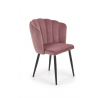 Jídelní židle K386, růžový velvet