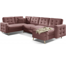 Sedací souprava ve tvaru U ASGARD, Mat Velvet 63 univerzální