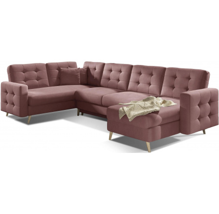 Sedací souprava ve tvaru U ASGARD, Mat Velvet 63 univerzální