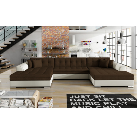 Sedací souprava ve tvaru U VENTO, Sawana 16/Soft 33