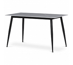Jídelní stůl 130x70cm, keramika, mramor, HT-403M GREY