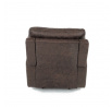 Polohovací křeslo, elektrické zabudované ovládání, hnědá, látka vintage, TV-4094 BR3