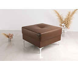 PUFA ORION 70X70 CM PŘÍRODNÍ KŮŽE
