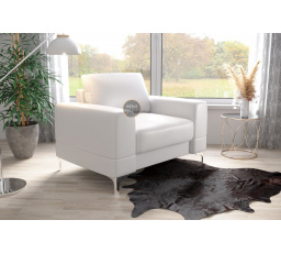 Křeslo v kůži  ARIA 112 cm přírodní kůže - volitelný odstín