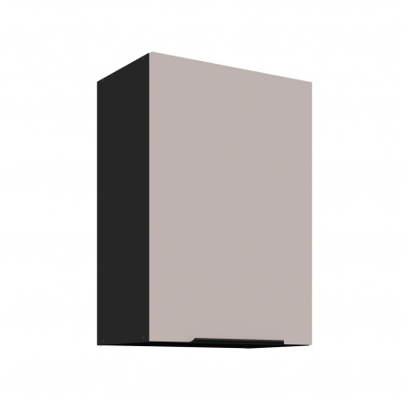 Horní skřínka ARONA - 50 G-72 1F, Černá mat/Kašmír Horní skřínka ARONA - 50 G-72 1F, Černá mat/Kašmír