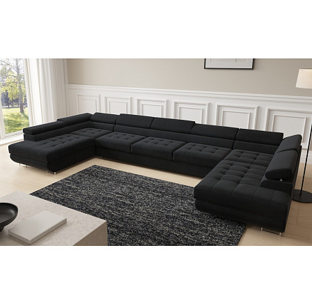 Sedací souprava BENJAMIN U 158 XL, Monolith 97 Sedací souprava BENJAMIN U 158 XL, Monolith 97