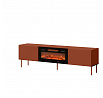 TV komoda RAFAEL 200 EF s elektrickým krbem, Brick Red