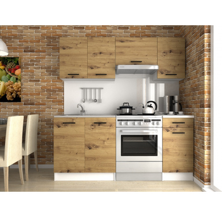 Kuchyňská linka Luigi 180/120 dub artisan