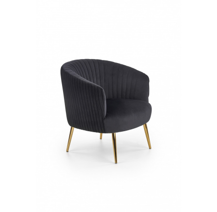 Křeslo CROWN, černé Křeslo CROWN, černé