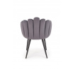 Jídelní židle K410, šedý Velvet