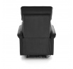 Polohovací křeslo SEMIR s USB, Černá