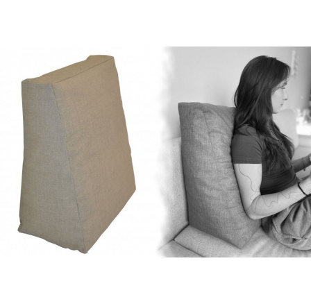 Relaxační polštář - tmavě béžový melír Relaxační polštář - tmavě béžový melír