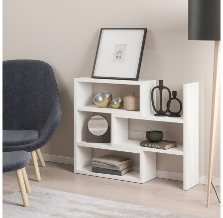 Regál KARI Bílý+Bílý