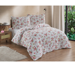 Povlečení francouzské bavlna 240x200,70x90 Rosario red