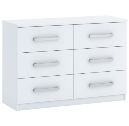 Komoda MORTY 6S, Bílá