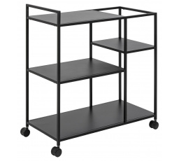 Vozík na kolečkách Newcastle černý