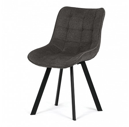 Jídelní židle, šedá, látka, HC-V3068 GREY2