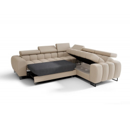 Rohová sedací souprava ASPEN MAX 260x260 cm přírodní kůže - pravá, přírodní kůže - volitelná barva