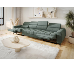 Sofa PORTO IV , relax 331 cm - tyrkysová
