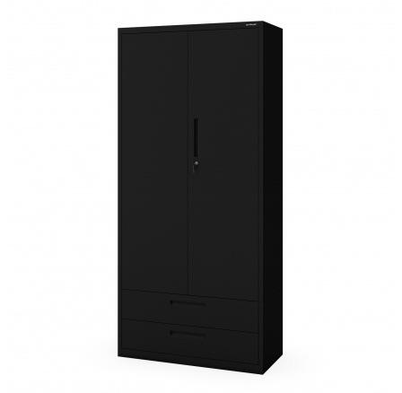 Megan Černá - dvojitá zásuvka 195 cm