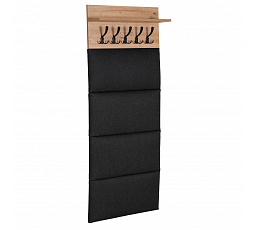 Nástěnný věšák VENORNA 60 cm Dub Artisan/Grafit