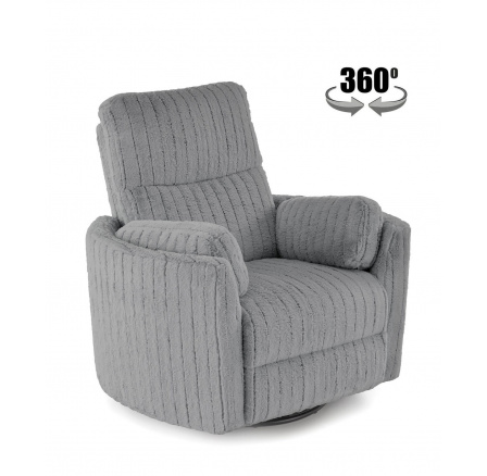 PEGAS křeslo relaxační šedé (1p=1ks)