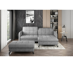Rohová sedací souprava LORELLE + Taburet Dora 90 110x200 Pravý 1
