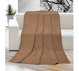 Deka micro dvojlůžko 200x230cm kávová