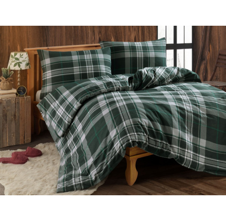 Povlak flanel Alex green 45x60 Povlak flanel Alex green 45x60