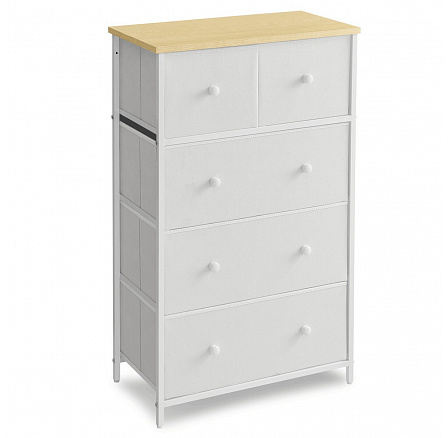 Komoda 56x30x93cm, kov, bílá, AUK-E1051 WT Komoda 56x30x93cm, kov, bílá, AUK-E1051 WT