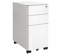 Kancelářský kontejner 30x46x59cm, kov, bílá, AUK-E1130 WT