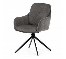 Jídelní židle, šedá, látka, DCH-P3174 GREY2