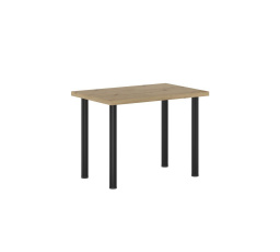Stůl dub artisan + nohy I černý mat 67x101 STB-FXJG