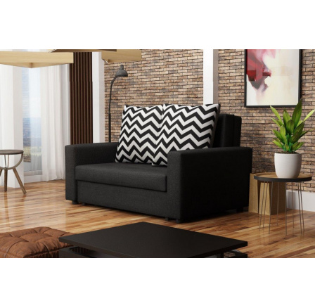 Rozkládací křeslo Elis Malmo 96/Zigzak černá Rozkládací křeslo Elis Malmo 96/Zigzak černá